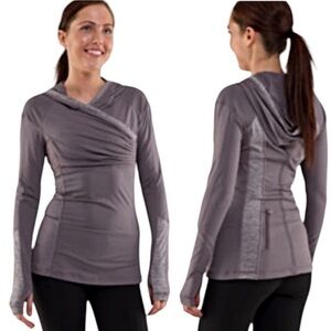 Lululemon Run for your Life Hooded Pullover Running Shirt